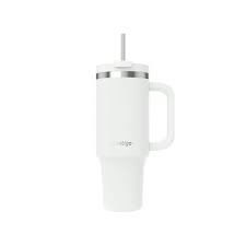 Contigo Handled Tumbler Thermos 1.2lt Salt White with Straw and Handle