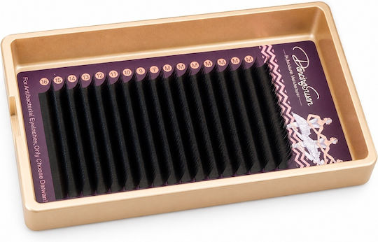 Dancingswan Extensii Gene Individuale Curbură M 0.10 Mm Mix 7–14 Mm 16 Rânduri