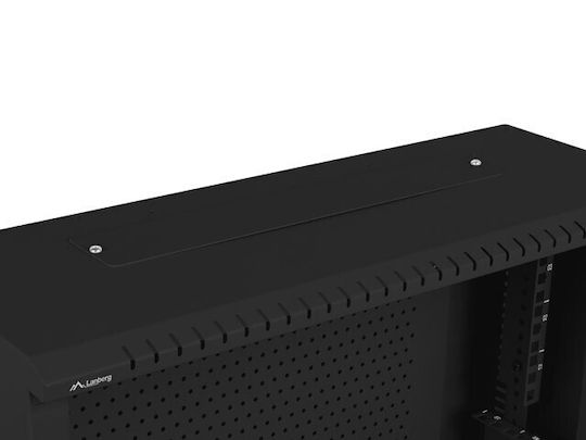 Lanberg Wall-Mounted Rack Cabinet 19" 4u+3u 540x200 Black Waf1-5203-04-00b