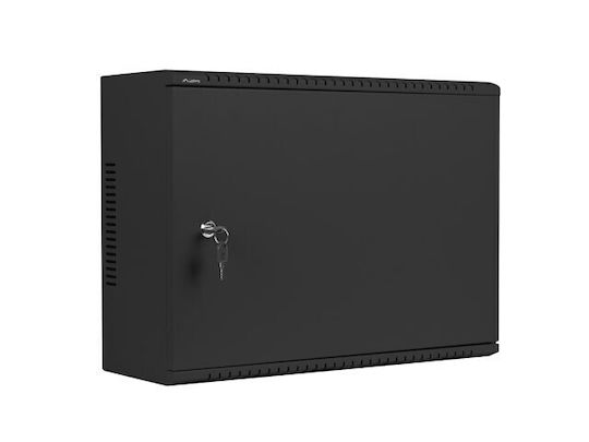 Lanberg Wall-Mounted Rack Cabinet 19" 4u+3u 540x200 Black Waf1-5203-04-00b