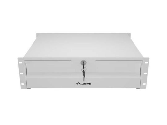 Lanberg 19" Rack Drawer 3U 360mm Grey Maximum Load 90kg