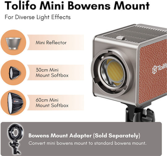 Tolifo Palm Light Pl-200b Ac Video Licht 41.200lx 180w