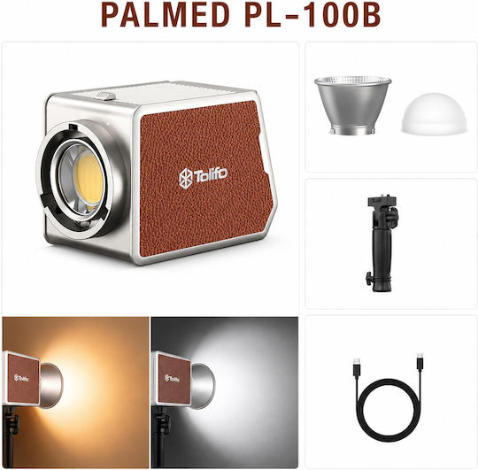 Tolifo Palmled Pl-100b 100w Led Tlci 98 Eingebaute Batterie Standard Version