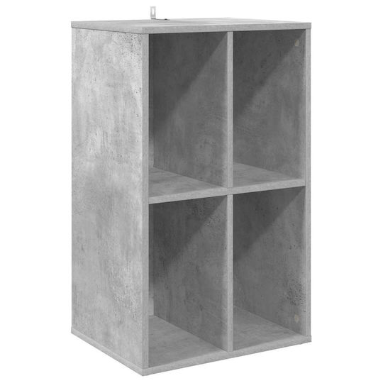 vidaXL Hi-Fi Furniture Grey 36.5x44.5x74.5cm