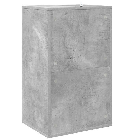 vidaXL Hi-Fi Furniture Grey 36.5x44.5x74.5cm