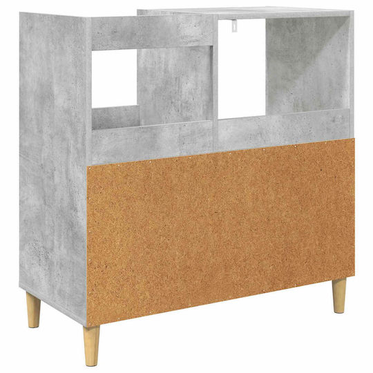 vidaXL Hi-Fi Möbel Grau 39.5x82x82.5cm