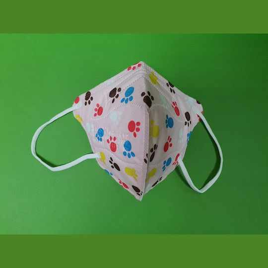 Print Mască De Protecție Țesătură FFP2 Pentru Copii MFFP2CYWDES001LABUTEROZX10 10 Bucăți