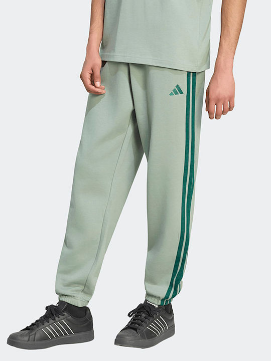 Essentials 3-Stripes Herren-Sweatpants mit Elastik Mehrfarbig