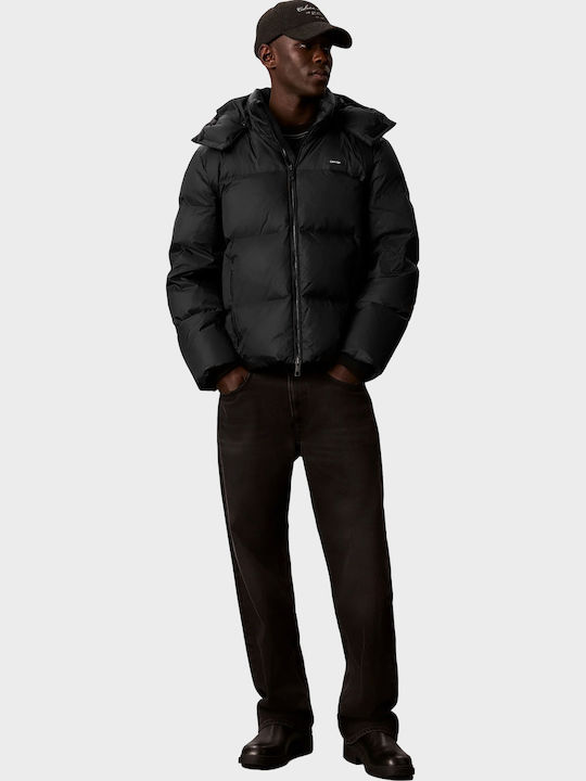 Nylon Jacket Puffer Black