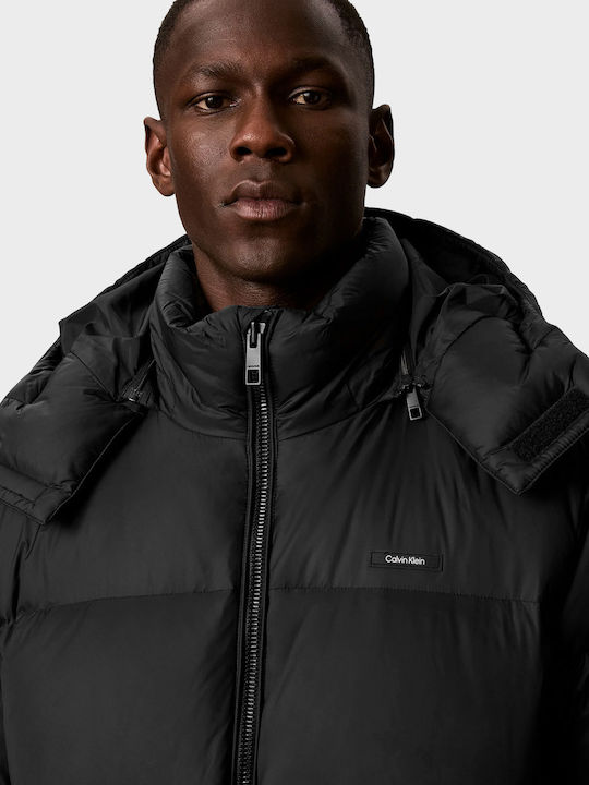 Nylon Jacket Puffer Black