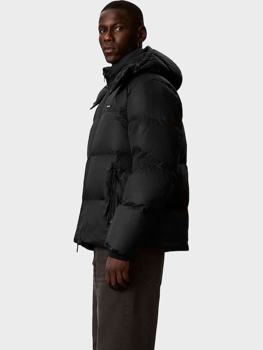 Nylon Jacket Puffer Black