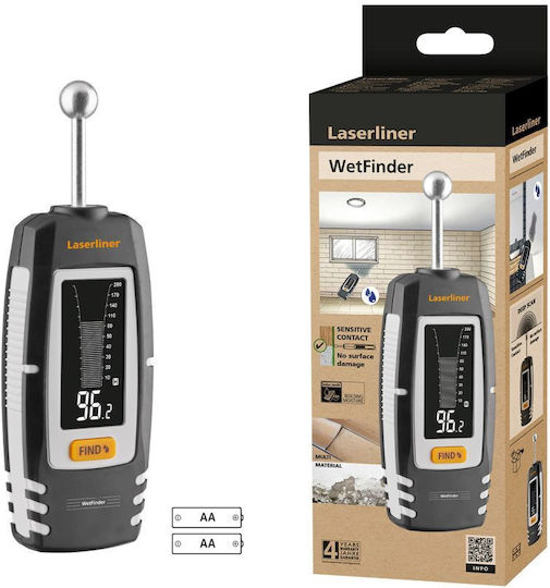 Laserliner LL-082.095E Digitaler Feuchtigkeitsmesser Für Baumaterialien Und Umgebungsbedingungen