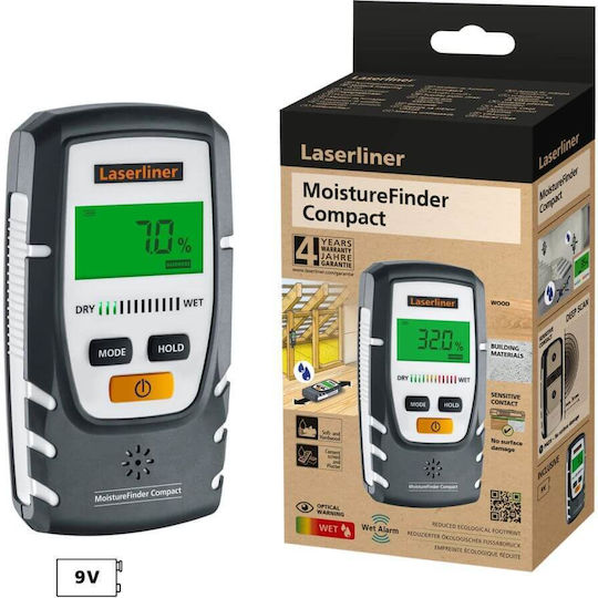 Laserliner LL-082.332E Măsurător Digital de Umiditate a Lemnului / Materialelor de Construcție / Ambientului