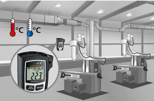 Laserliner LL-082.031A Contor Digital de Umiditate Ambientală