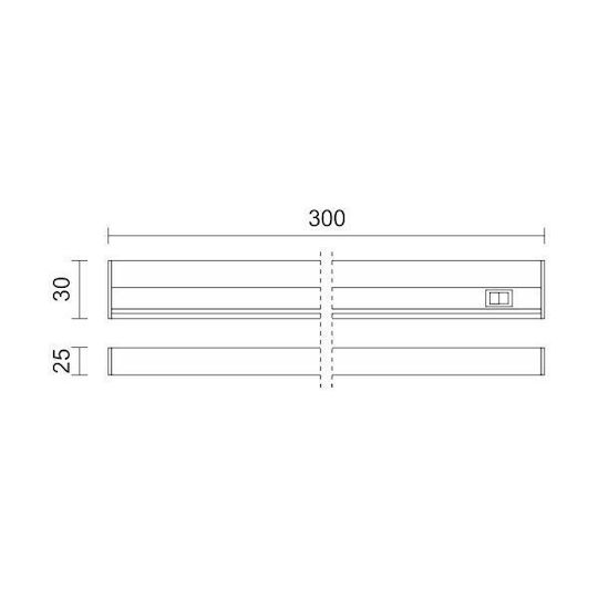 Spot Light LED Corp De Iluminat Liniar De Tavan 5W Alb Reglabil IP20