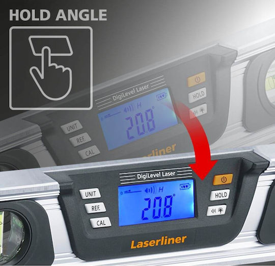 Laserliner LL-081.255A Wasserwaage Aluminium Elektronisch Magnetisch 40cm