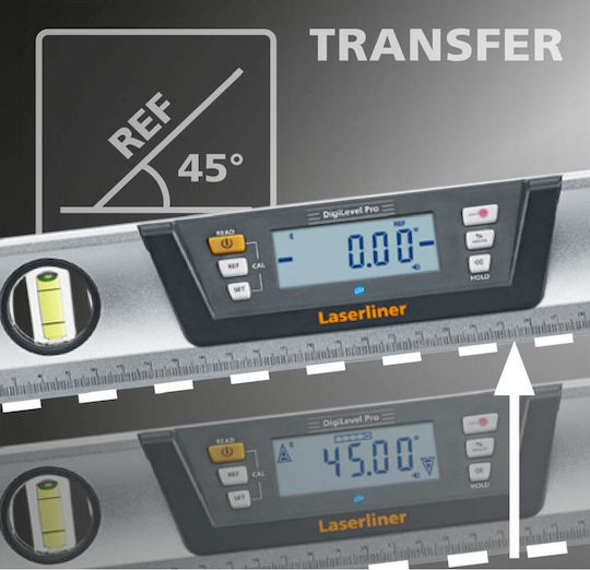 Laserliner LL-081.275A Wasserwaage Aluminium Elektronisch Magnetisch 120cm