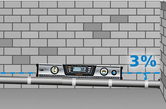 Laserliner LL-081.271A Wasserwaage Aluminium Elektronisch Magnetisch 60cm