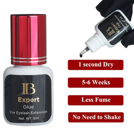 iBeauty Експертно лепило за мигли Черно 5 мл