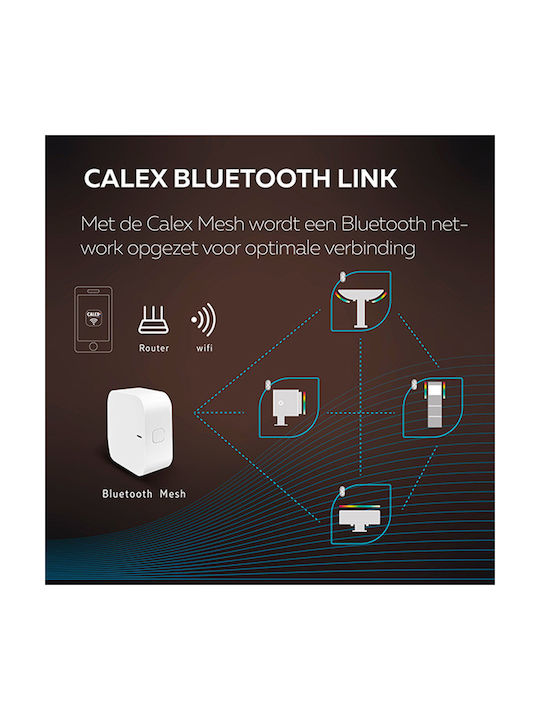 Calex Lampa Post Mic LED Pentru Exterior 9W Cu Lumină Alb Cald IP44 Negru