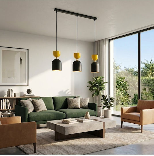 Emibig Black Pendant Ceiling Light