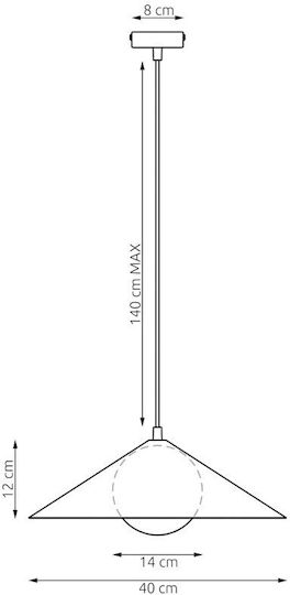 Emibig White Pendant Ceiling Light