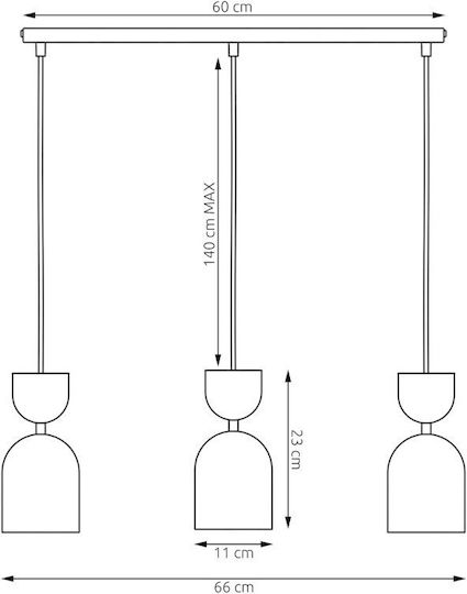 Emibig Black Pendant Ceiling Light