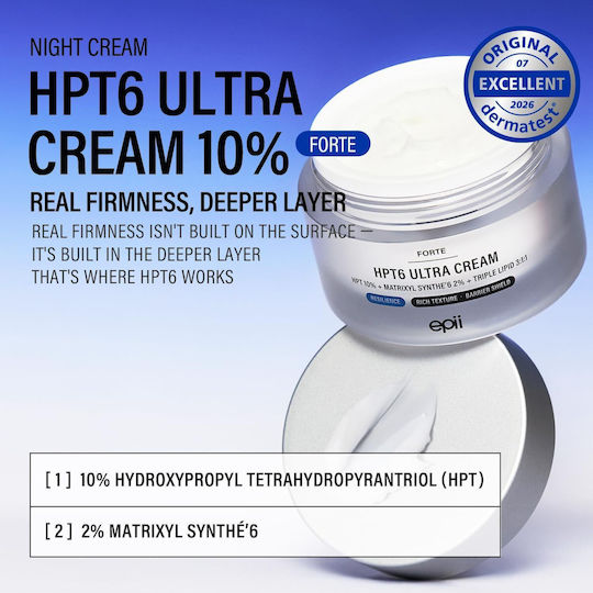 HPT6 Ultra 10% Forte Rich Firming Face Cream with Ceramides 50ml