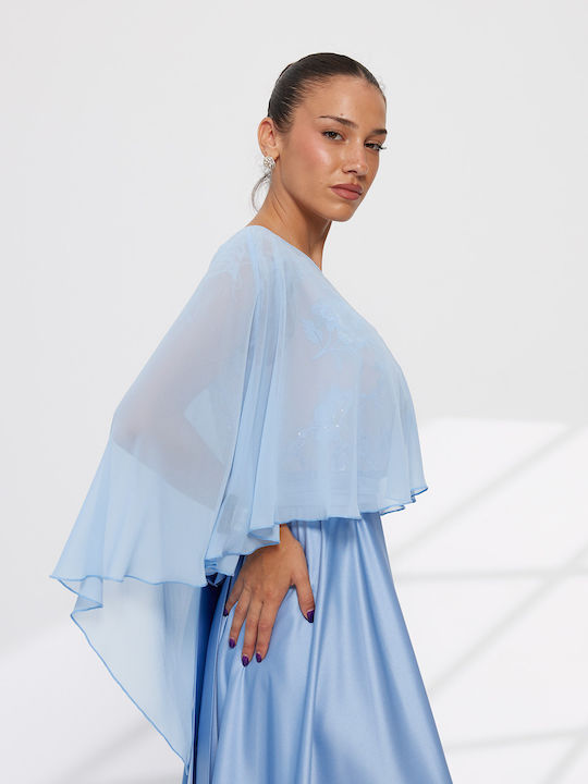 RichgirlBoudoir Women's Light Blue Shawl