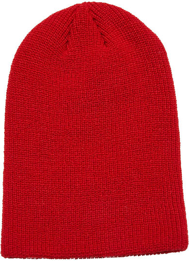 Beanie Ανδρικός Σκούφος Πλεκτός σε Κόκκινο χρώμα