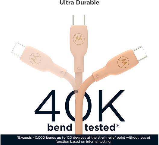 Motorola Sjcs0ccpf20-eu Kabel Usb Typ-C M Zu Usb Typ-C M 2m 100w Orange