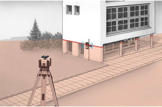 Laserliner Quadrum Compact 210S Περιστροφικό Αλφάδι Laser Κόκκινης Δέσμης 7.4V με Εύρος Εργασίας 40m