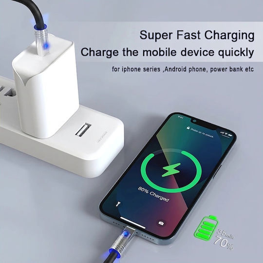 Leewello Leewello USB Typ-C Kabel USB-C Männlich - USB-C Schwarzes 2m