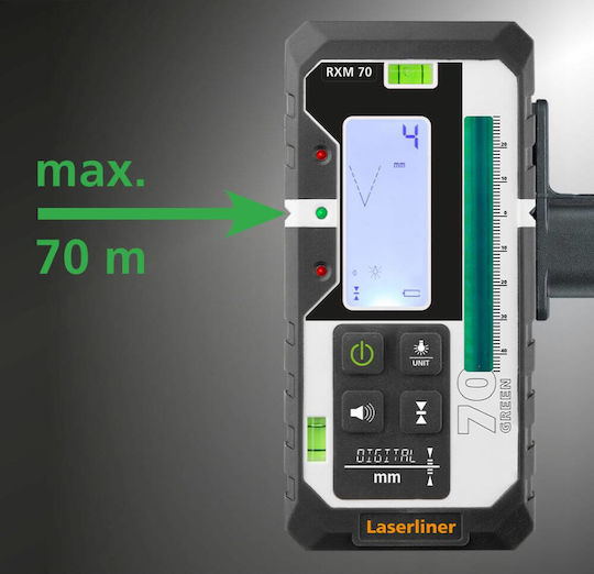 Laserliner Duraplane GMX Multi Περιστροφικό Αλφάδι Laser Πράσινης Δέσμης 18V με Εύρος Εργασίας 60m