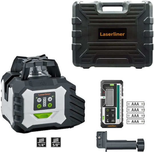Laserliner Duraplane GMX Multi Περιστροφικό Αλφάδι Laser Πράσινης Δέσμης 18V με Εύρος Εργασίας 60m