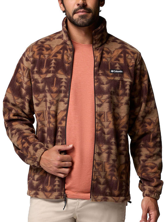 Steens Mountain Herren Fleecejacke Braun