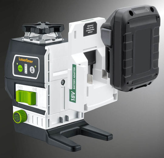 Laserliner Pro PowerLine-Laser G360P Rotary Laser Level with Green Beam 18V with Working Range 60m