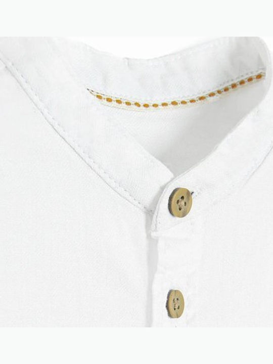 Kids Long-Sleeved Shirt White
