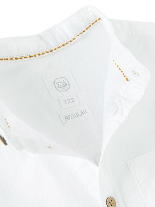 Kids Long-Sleeved Shirt White