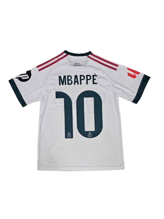 Football Jersey Mbappe Real Madrid 2026-2027 White Balón De Oro Unisex White Ab201