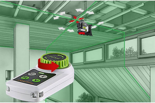 Laserliner Pro PowerPlane-Laser 3G Rotary Laser Level with Green Beam 18V with Working Range 60m