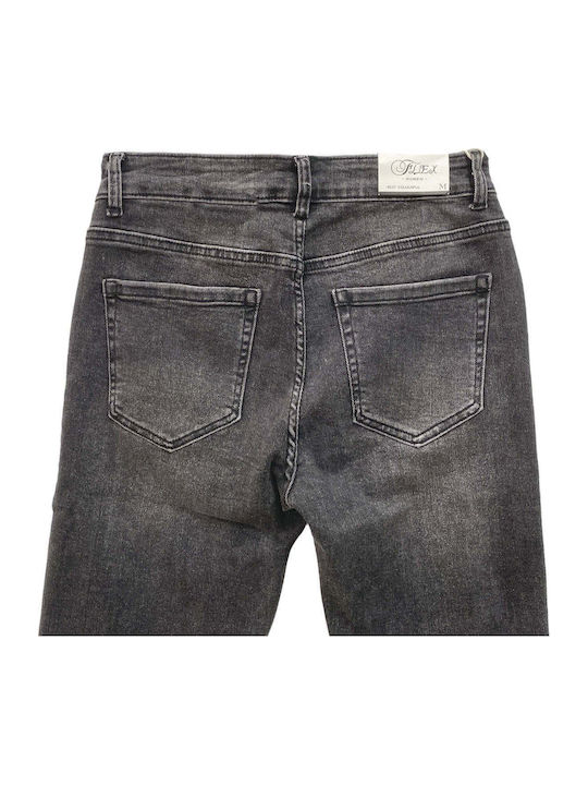 High Rise Women's Jean Pants Grey