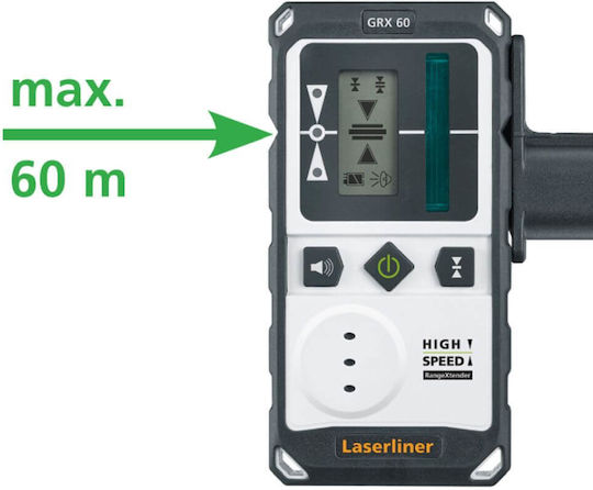 Laserliner PowerCross-Laser 8G Γραμμικό Αλφάδι Laser Πράσινης Δέσμης 5V με Εύρος Εργασίας 55m