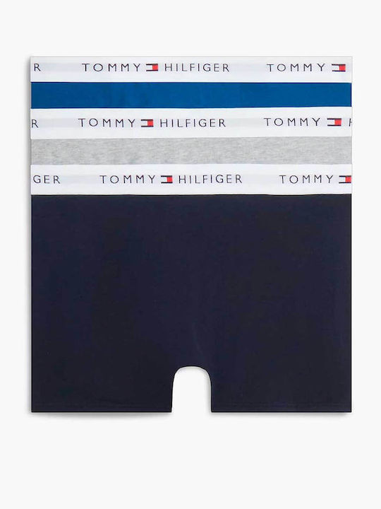 Tommy Hilfiger Комплект Детски Боксерки 3 Броя Сив H Opulent Blue Navy Blue Tommy Hilfiger Комплект Детски Боксерки 3 Броя Сив H Opulent Blue Navy Blue