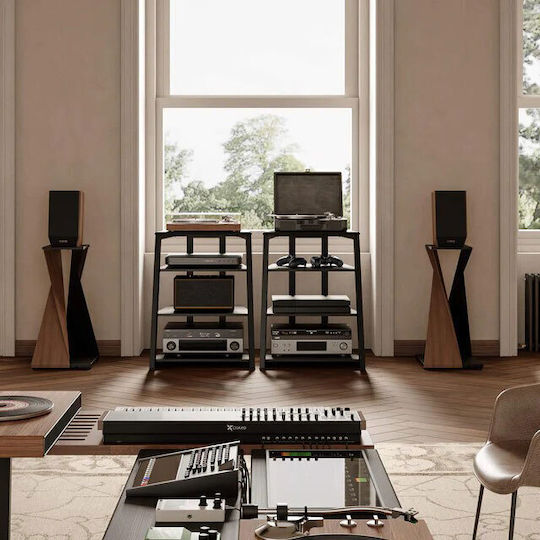Fitueyes Fitueyes Hi-Fi Möbel Flugkoffer Schwarz 51.562x60.452x77.978cm