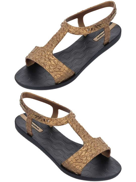 Sandale casual damă aurii