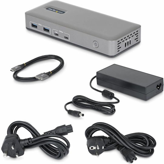 StarTech 10 Port Hub with USB-A Connection Gray