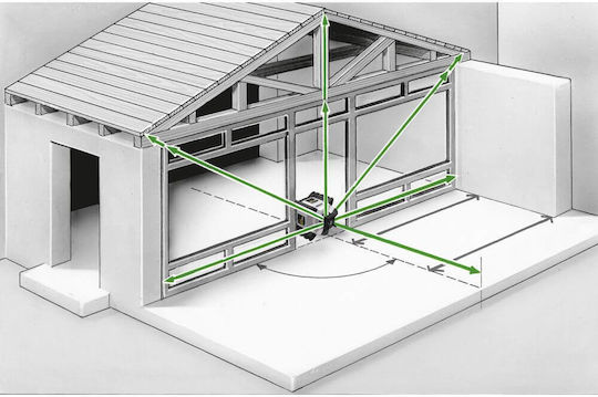 Laserliner Quadrum Compact GT M300 S Περιστροφικό Αλφάδι Laser Πράσινης Δέσμης 7.4V με Εύρος Εργασίας 40m