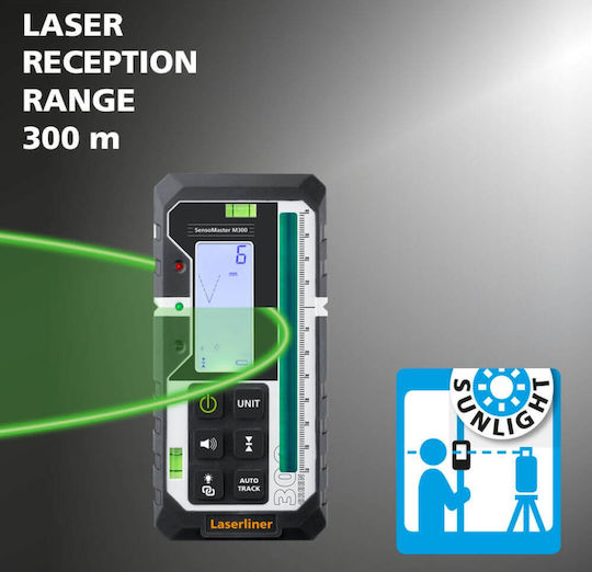 Laserliner Quadrum Compact GT M300 S Περιστροφικό Αλφάδι Laser Πράσινης Δέσμης 7.4V με Εύρος Εργασίας 40m