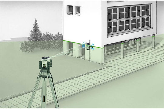 Laserliner Quadrum Compact GT M300 S Περιστροφικό Αλφάδι Laser Πράσινης Δέσμης 7.4V με Εύρος Εργασίας 40m